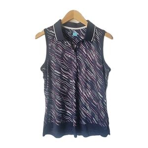 PGA Tour Women's Tank Golf Shirt Size Large Sleeveless